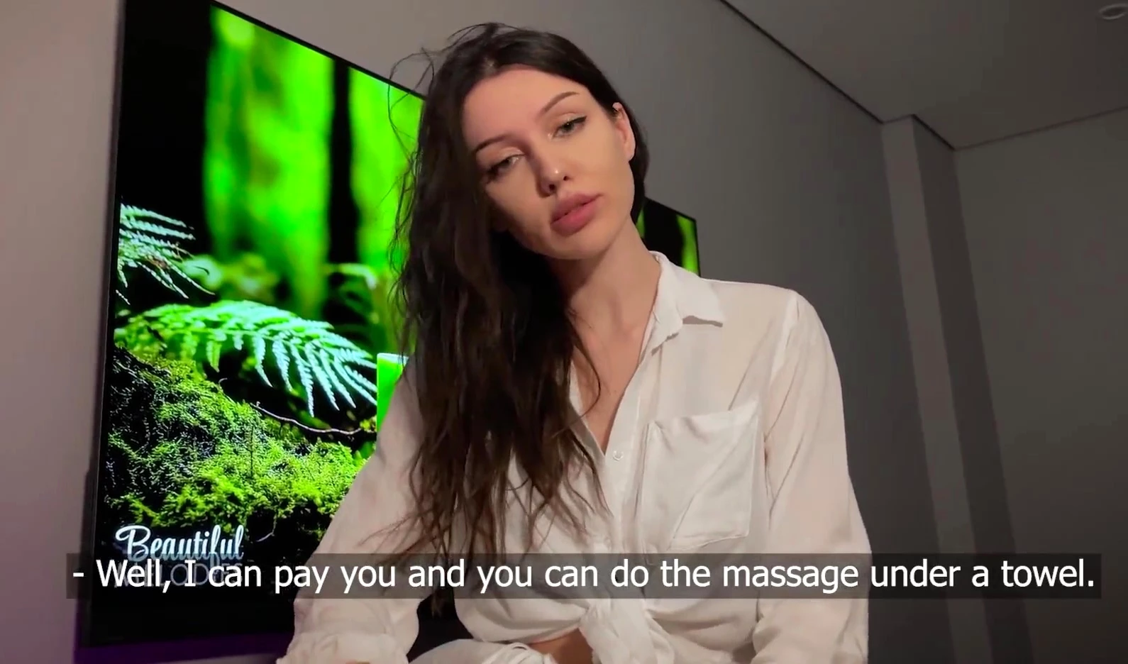 Трахнул сочную русскую массажистку за Bitcoin: от массажа к оргазму!